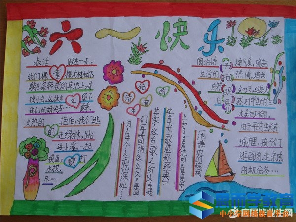 六一儿童节手抄报图片大全简单漂亮的