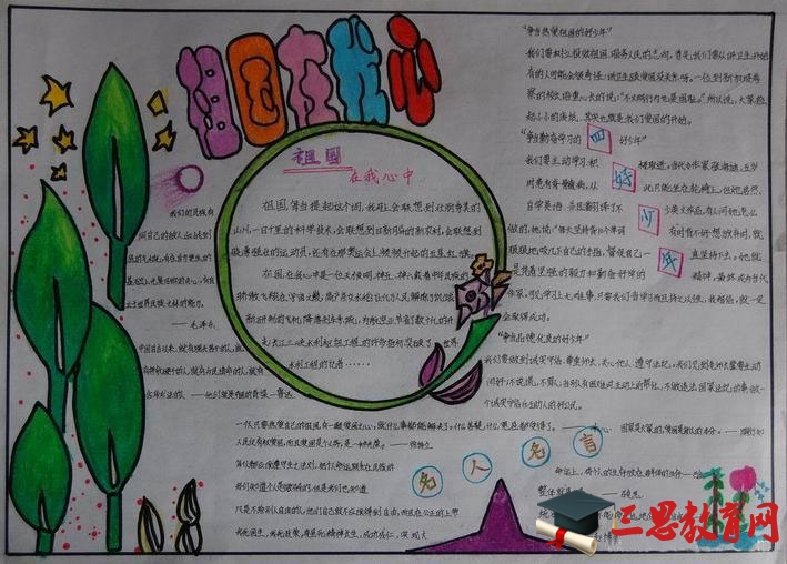 国庆节手抄报图片(25)